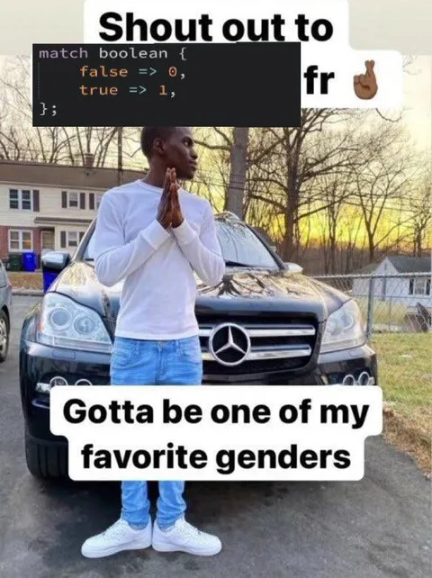 Favorite Genders Boolean Joke
