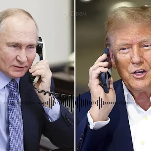 Путин и Трамп на телефонном разговоре