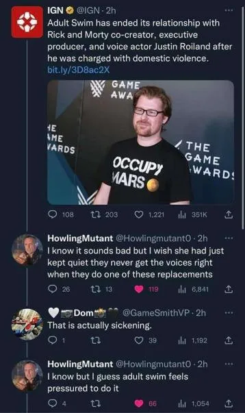 Adult Swim Replaces Justin Roiland