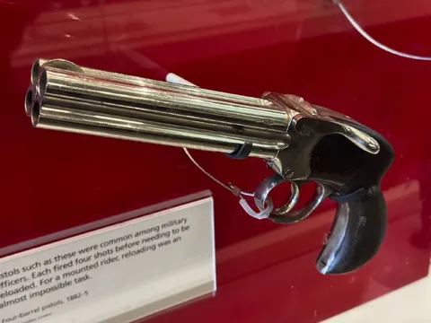 Four-Barrel Pistol Display