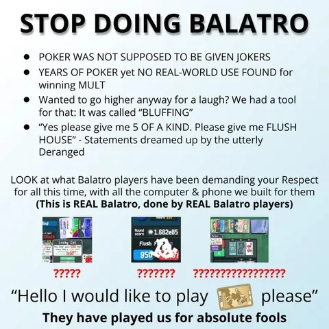 Stop Doing Balatro
