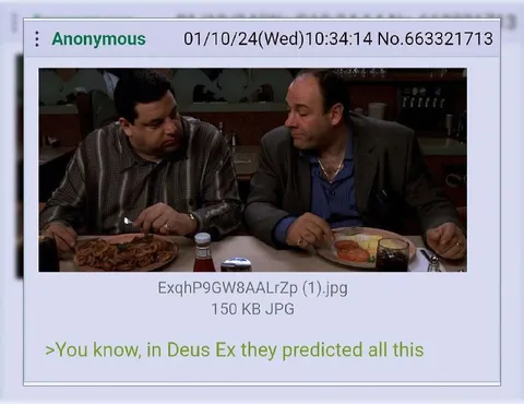 Deus Ex Predicted All This