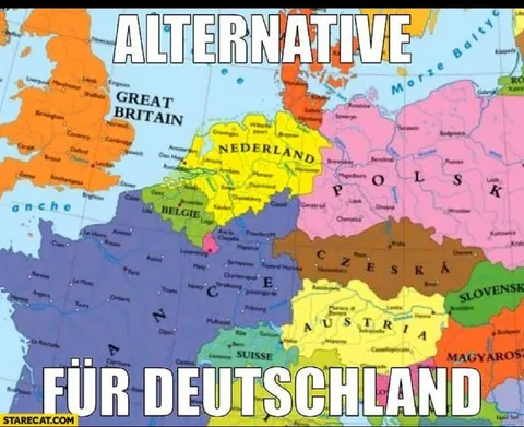 Alternative für Deutschland Karte