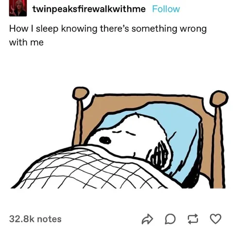 Sleeping Despite Something Wrong