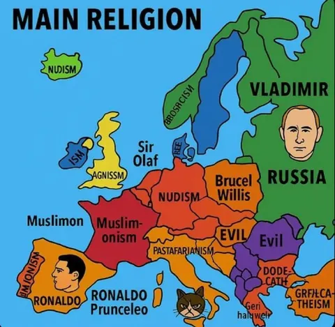 Main Religion Map