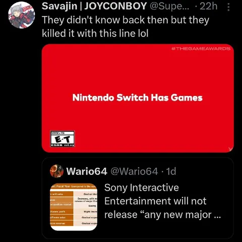 Nintendo Switch Has Games