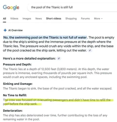 Titanic Pool AI Explanation