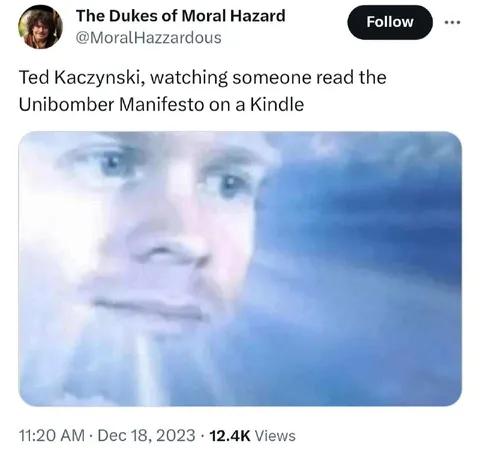 Kaczynski Watches the Manifesto