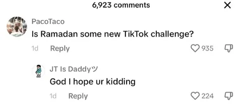 Ramadan TikTok Challenge Misunderstanding