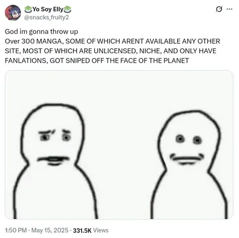 Rare Manga Gets Removed