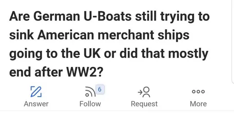 German U-Boats Still Sinking Ships