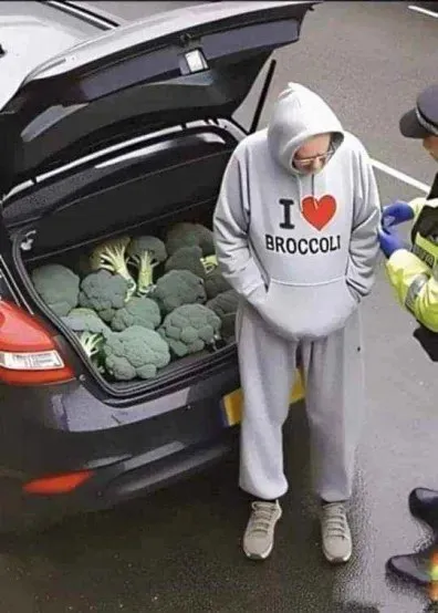 Broccoli Lover Gets Pulled Over