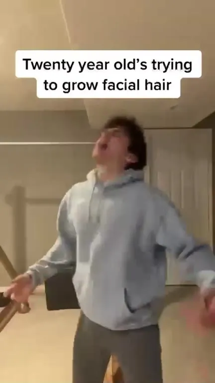 Twenty-Year-Old Facial Hair Struggle