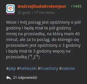 Opóźniony pociąg i przesiadka