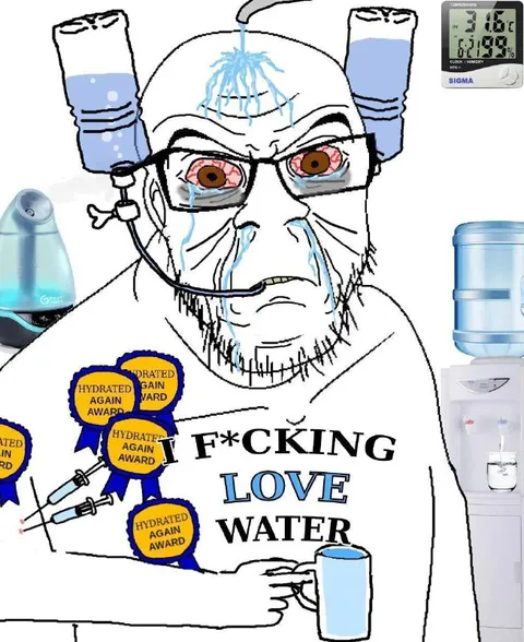 Hydrated Again Water Enjoyer