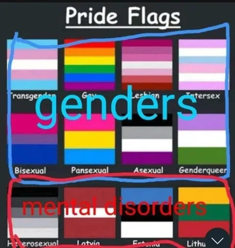Pride Flags Mental Disorders