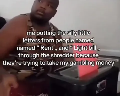 Shredding Rent and Light Bills