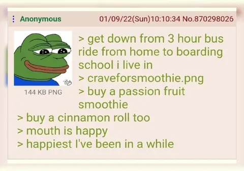 Happiest After a Smoothie