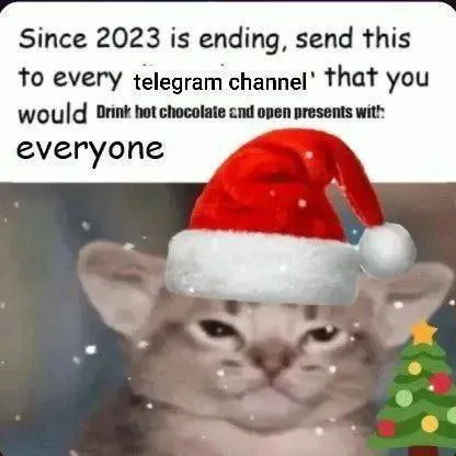 Christmas Cat Invites Everyone