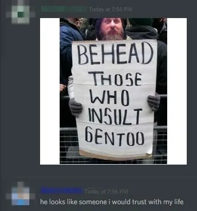 Trustworthy Beheading Sign Guy