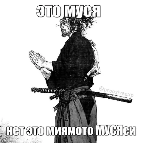 Это Муся, нет — Миямото Мусаси