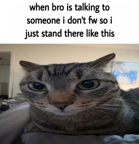 Standing Awkwardly Around Someone