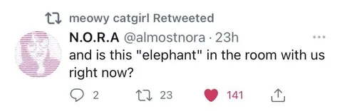 Is the elephant in the room