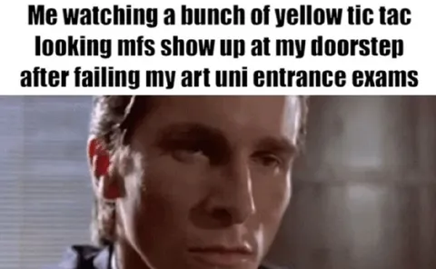 Yellow Tic Tacs Show Up