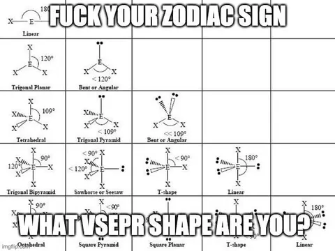 Fuck Your Zodiac Sign VSEPR Shape