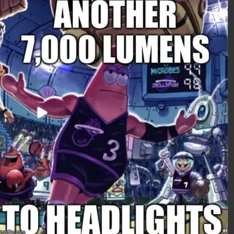 Another 7,000 Lumens to Headlights