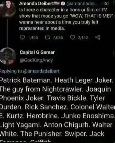Characters That Are Literally Me