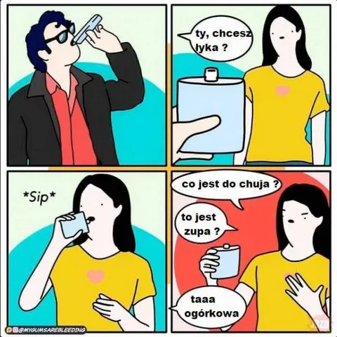Zupa ogórkowa zamiast łyka
