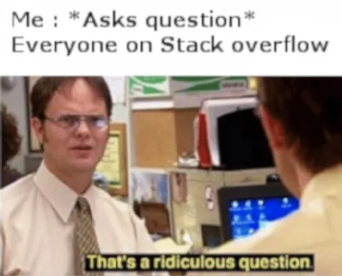 Asks Stack Overflow a Question
