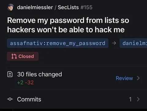 Remove My Password From Lists