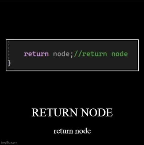 Return Node Programmer Joke
