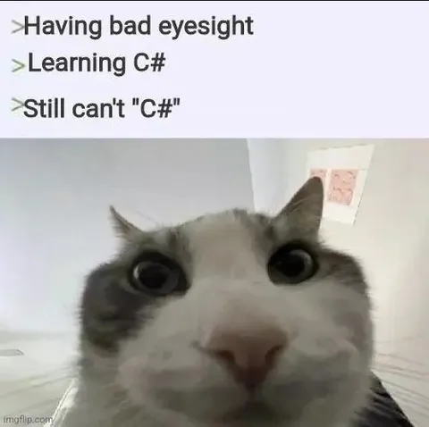 Cat Still Can't C Sharp