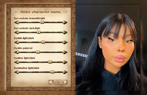 Skyrim Character Creator Makeup