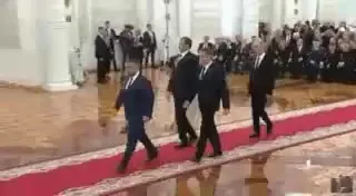 Черепашки-ниндзя на официальной церемонии