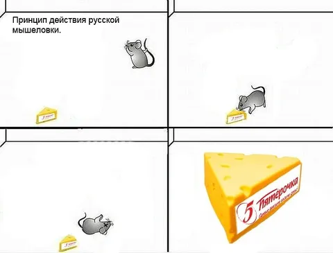 Принцип действия русской мышеловки