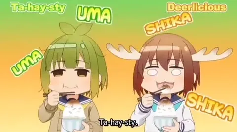 Uma and Shikka Eat Together