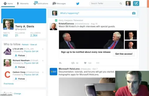 Terry Davis Sees Bill Kristol