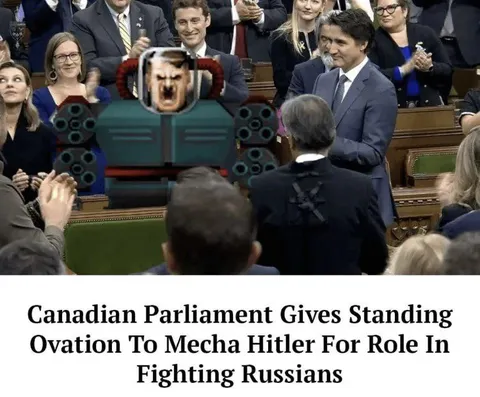 Canadian Parliament Applauds Mecha Hitler
