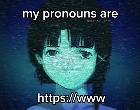 My pronouns are www