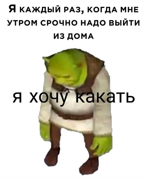 Шрек не хочет выходить из дома