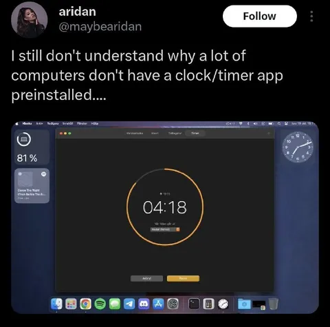 Computers Need Timer Apps