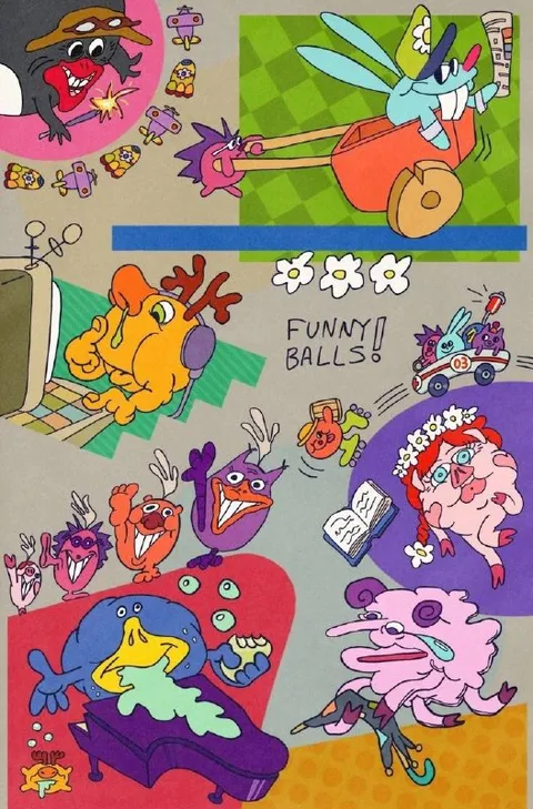 Funny Balls Cartoon Chaos