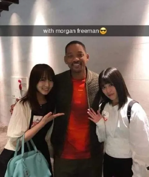Will Smith with Morgan Freeman