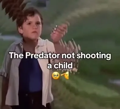 The Predator Spares a Child