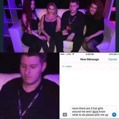 Mom, There Are Three Hot Girls