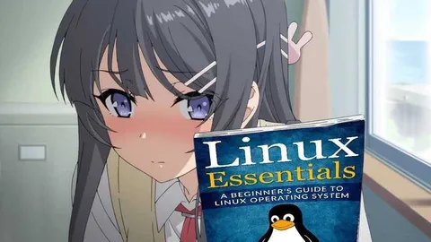 Anime Girl Learns Linux